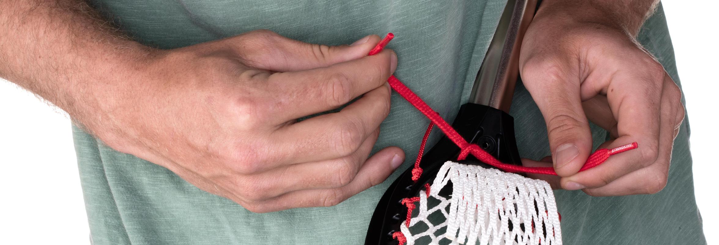 Bottom Lace · Bottom Lace for Your Lacrosse Pocket Custom Stringing