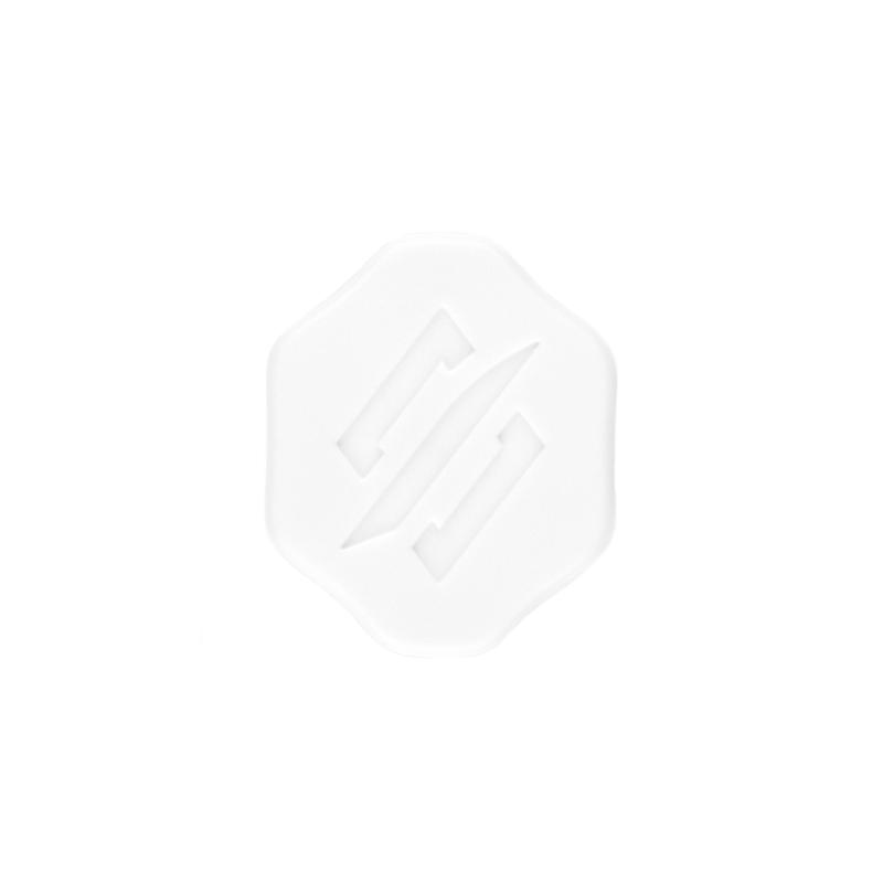StringKing Men’s Lacrosse Shaft Plastic End Cap White Top View